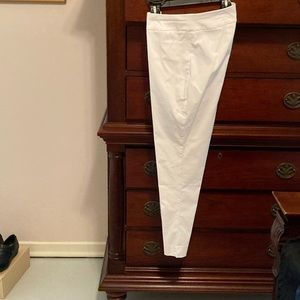 Chico’s White Ankle Slacks